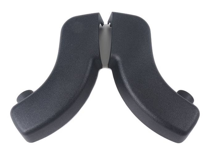 BMW Interior Rear View Mirror Cover Set (Black) 51167062264